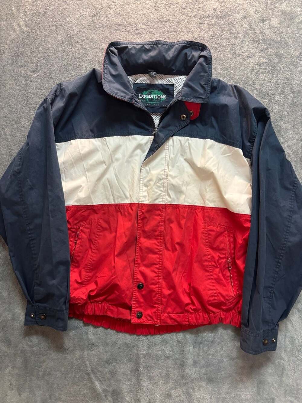 Vintage Pacific Nylon Windbreaker – 1990s Outdoor Jacket Y2K. XL dadcore!